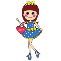 モデルの女の子